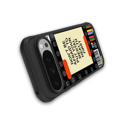 mental health back phone cover | glass case for google pixel 9 pro xl