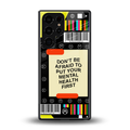 mental health back phone cover | glass case for samsung galaxy s25 ultra