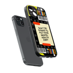 mental health back phone cover | glass case for iphone 15