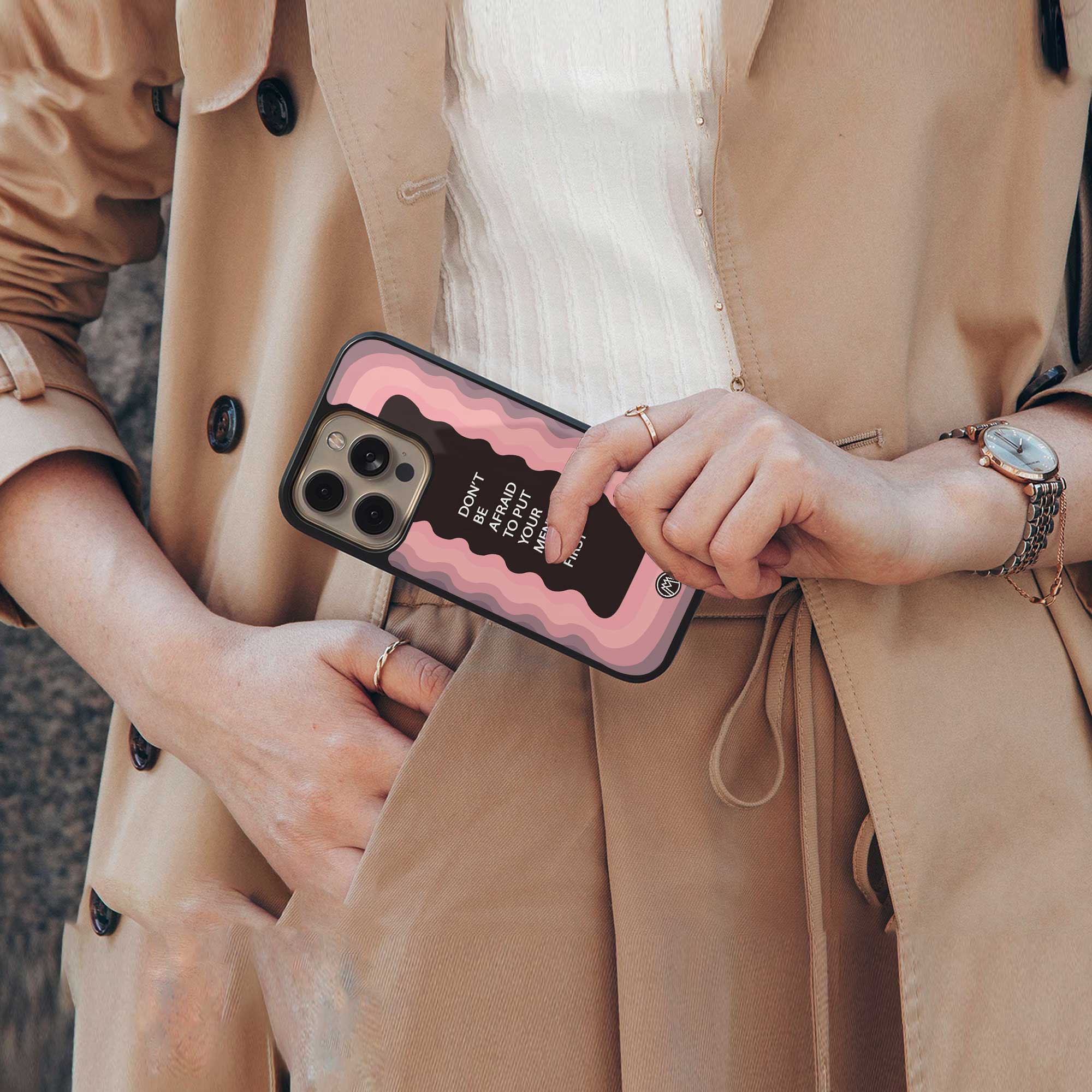 mental health first back phone cover | glass case for samsung galaxy s24