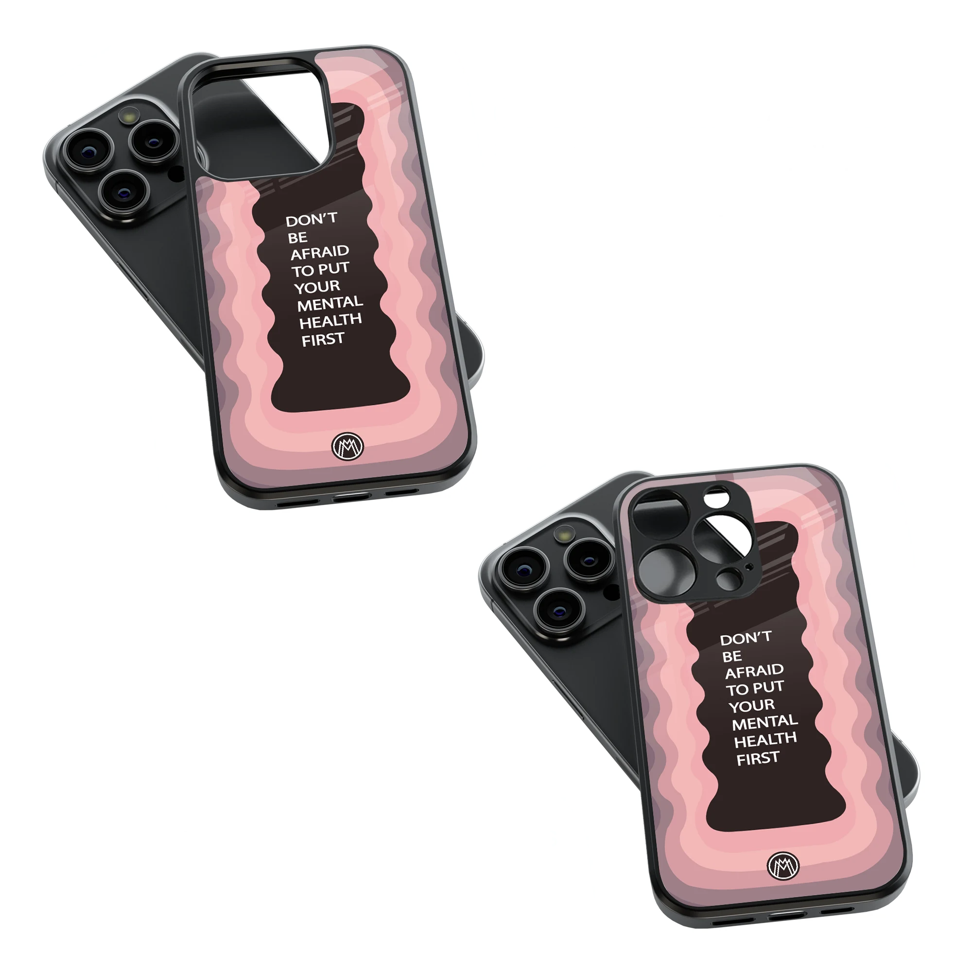 Trendy Glass Back Mobile Case for iPhone, Samsung, Redmi, OnePlus, Google Pixel, Motorola