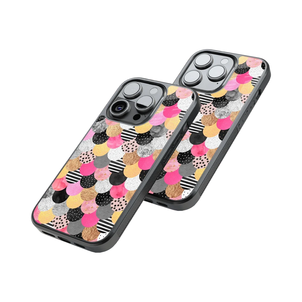 Protective Glass Back Phone Case Compatible with iPhone, Samsung, OnePlus, Pixel & More