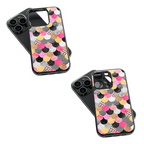Trendy Glass Back Mobile Case for iPhone, Samsung, Redmi, OnePlus, Google Pixel, Motorola