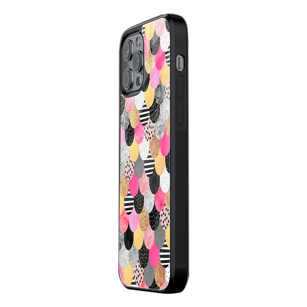 Slim Glass Back Phone Case for Multiple Brands iPhone, Samsung, Redmi, OnePlus, Oppo, Vivo
