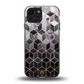mermaid skin grey edition back phone cover | glass case for iphone 13 mini