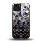 mermaid skin grey edition back phone cover | glass case for iphone 13 mini