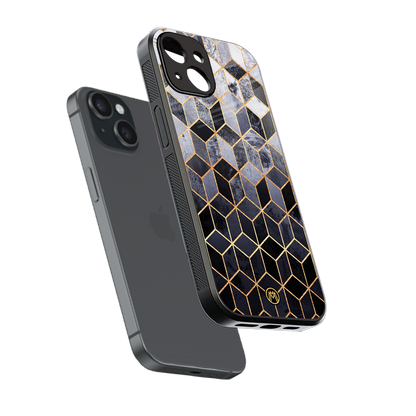 mermaid skin grey edition back phone cover | glass case for iphone 13 mini