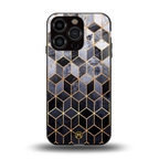 mermaid skin grey edition back phone cover | glass case for iphone 13 pro