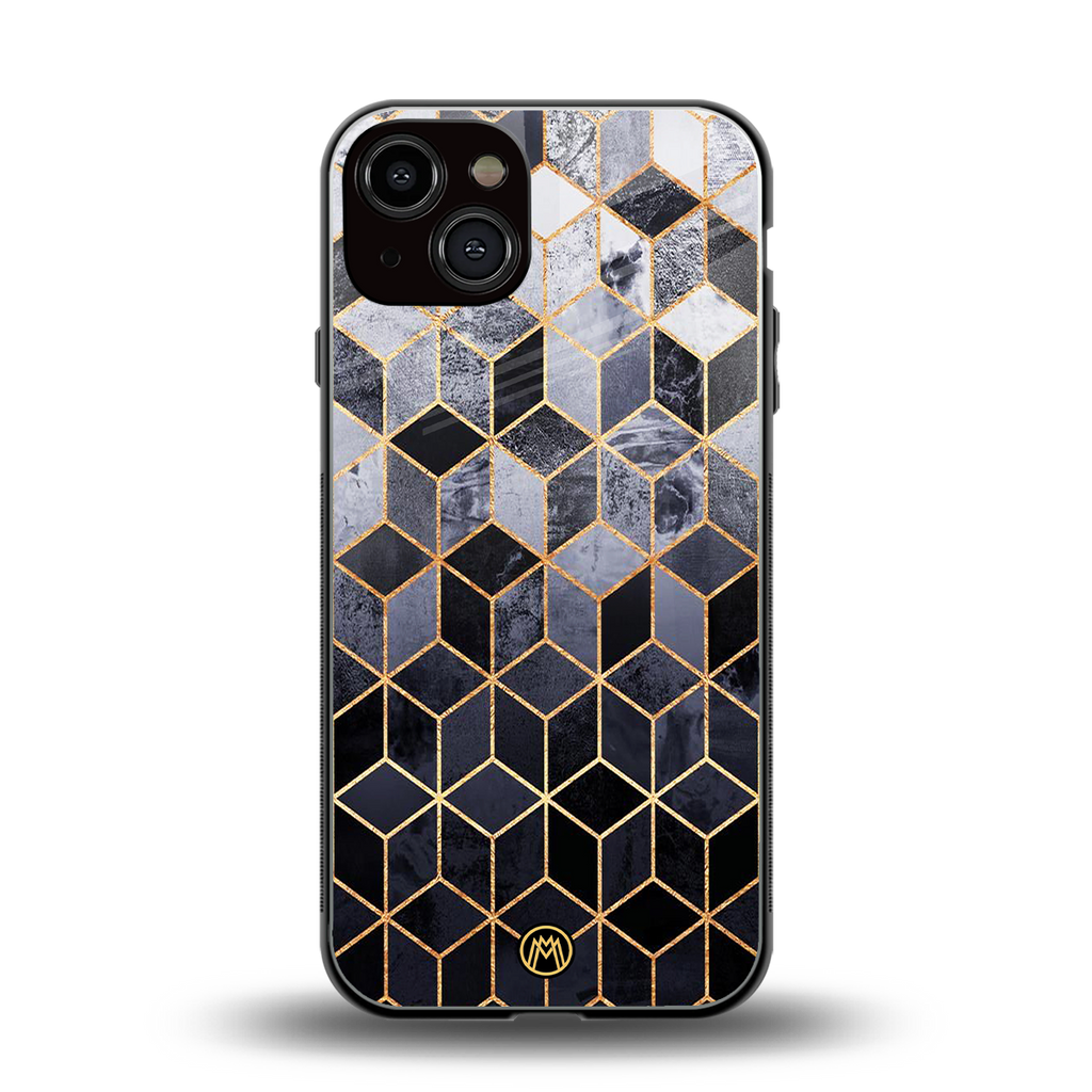 mermaid skin grey edition back phone cover | glass case for iphone 13