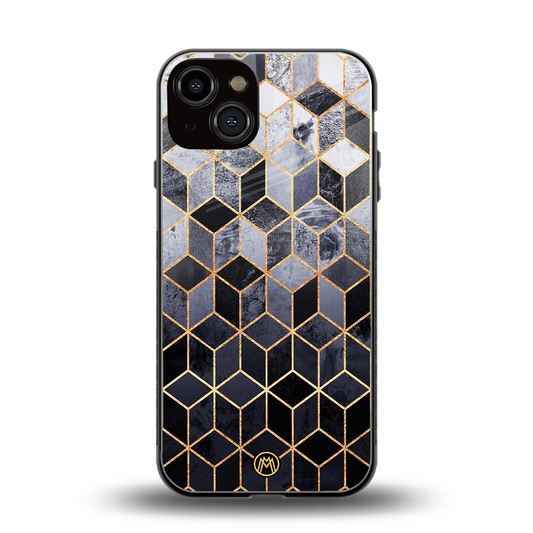 mermaid skin grey edition back phone cover | glass case for iphone 13