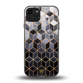 mermaid skin grey edition back phone cover | glass case for iphone 15