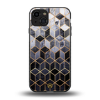 mermaid skin grey edition back phone cover | glass case for iphone 15