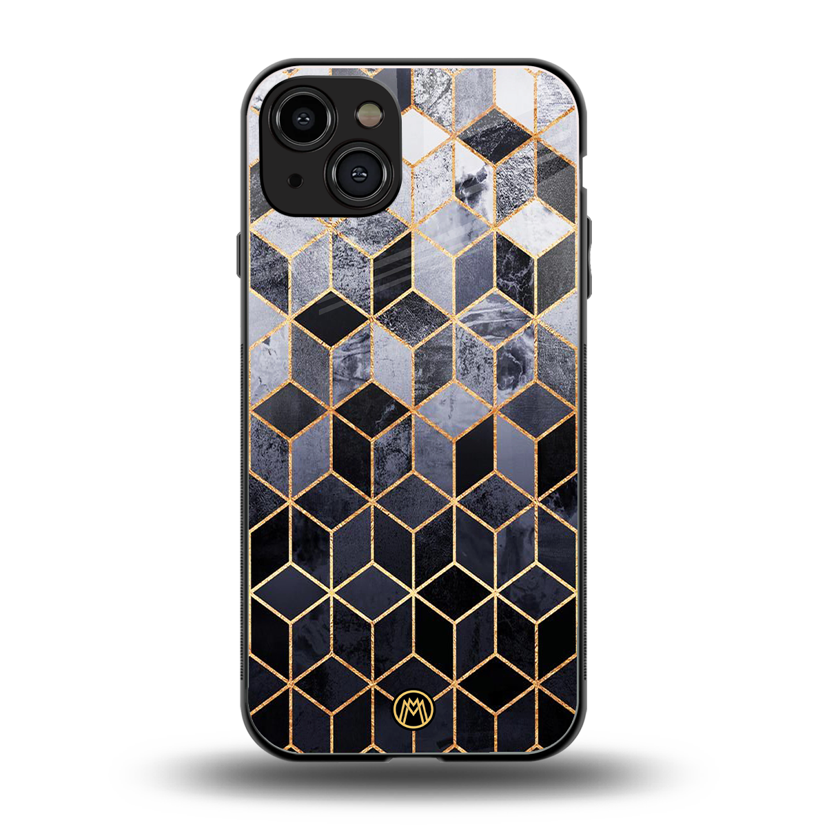 mermaid skin grey edition back phone cover | glass case for iphone 15