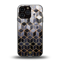 mermaid skin grey edition back phone cover | glass case for iphone 16 pro max