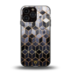 mermaid skin grey edition back phone cover | glass case for iphone 16 pro max