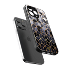 mermaid skin grey edition back phone cover | glass case for iphone 16 pro max