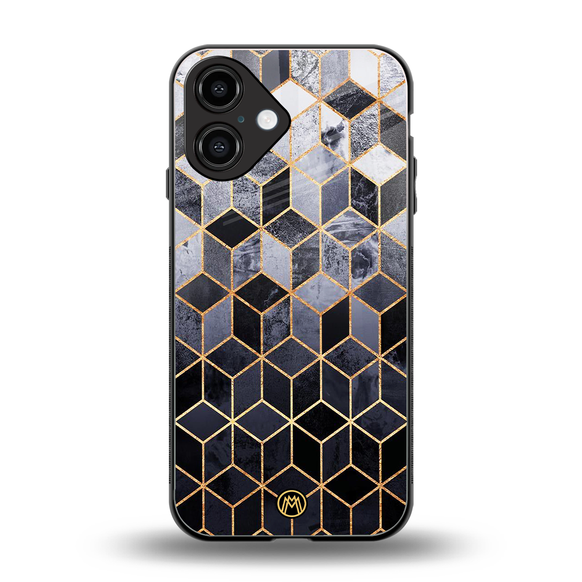 mermaid skin grey edition back phone cover | glass case for iphone 16