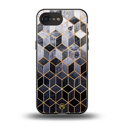 mermaid skin grey edition back phone cover | glass case for iphone 16e