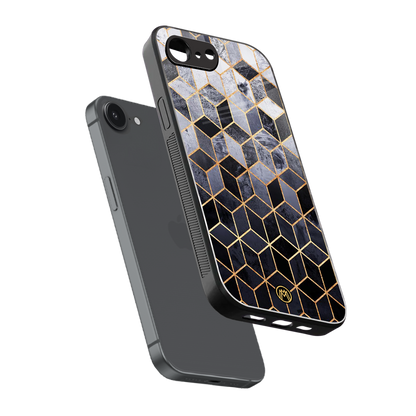 mermaid skin grey edition back phone cover | glass case for iphone 16e