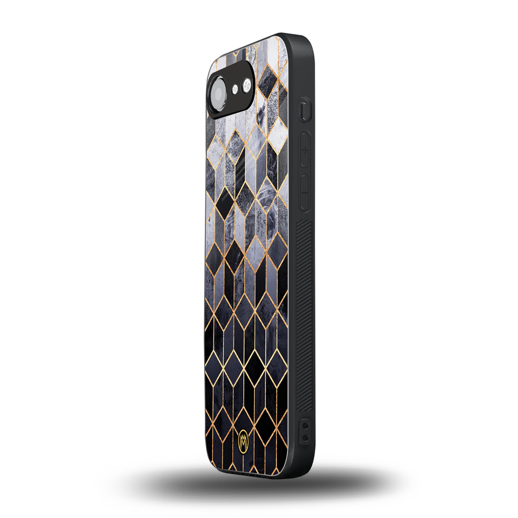 mermaid skin grey edition back phone cover | glass case for iphone 16e