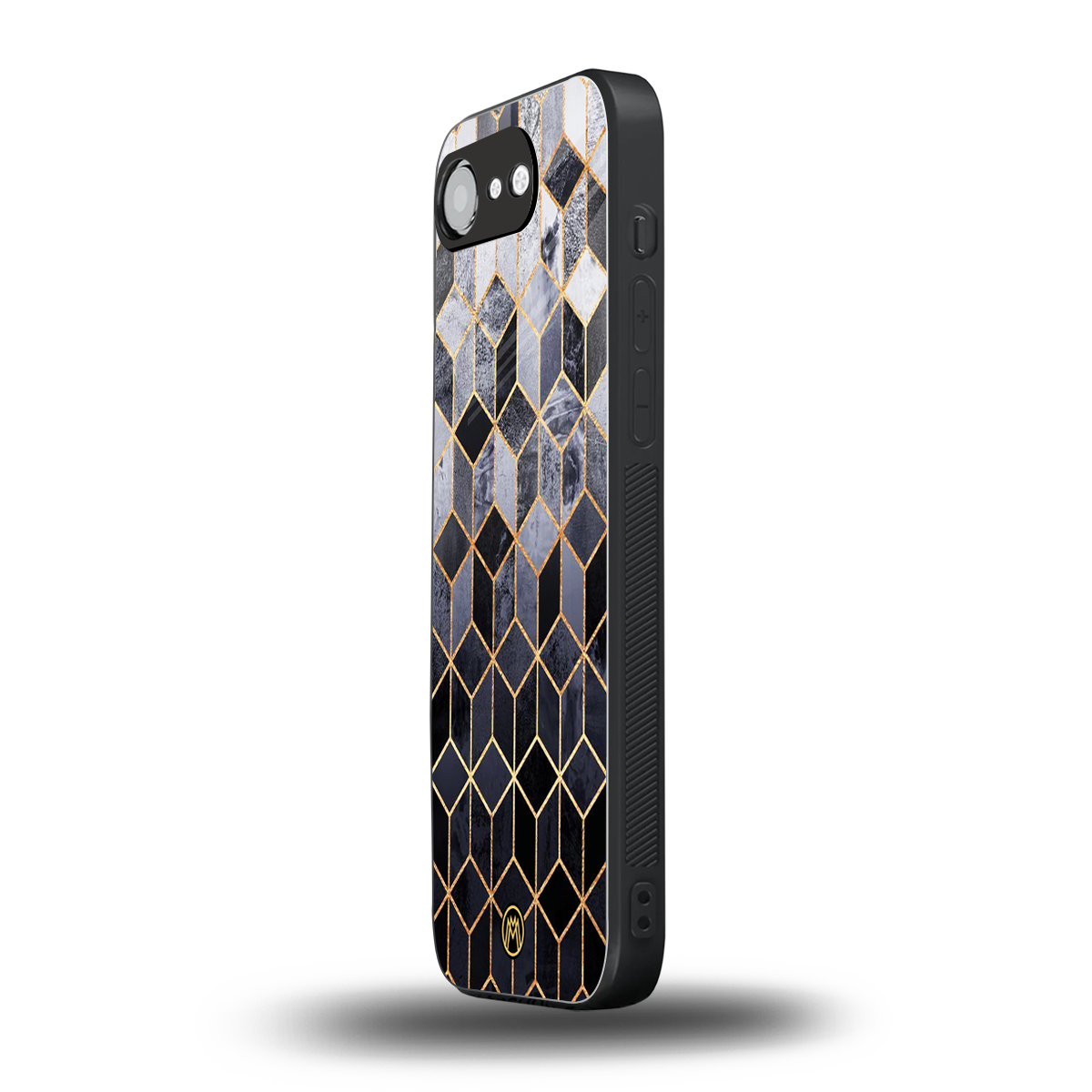 mermaid skin grey edition back phone cover | glass case for iphone 16e