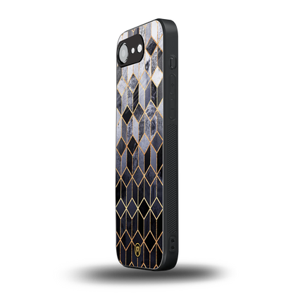 mermaid skin grey edition back phone cover | glass case for iphone 16e