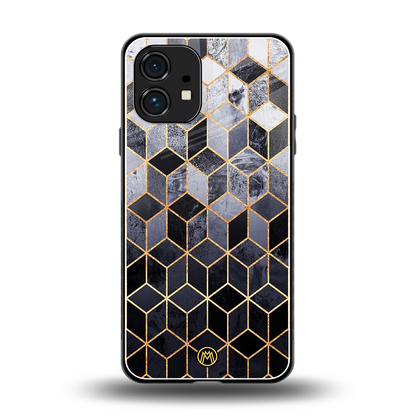 mermaid skin grey edition back phone cover | glass case for nothing phone 1
