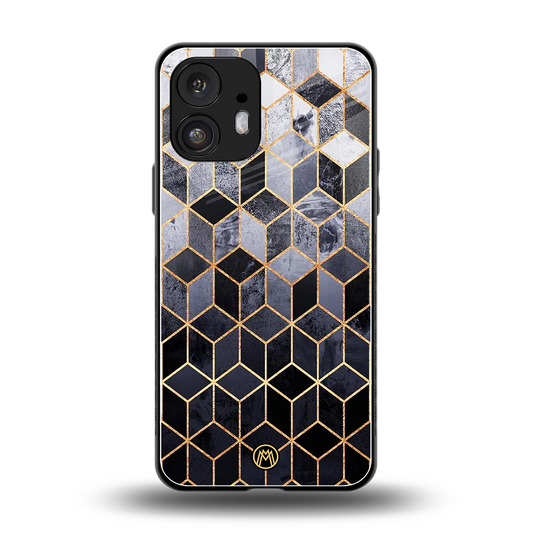 mermaid skin grey edition back phone cover | glass case for nothing phone 2