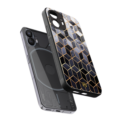 mermaid skin grey edition back phone cover | glass case for nothing phone 2