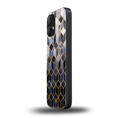 mermaid skin grey edition back phone cover | glass case for nothing phone 2