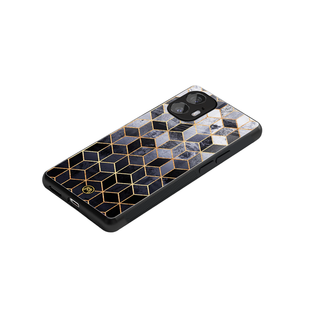 mermaid skin grey edition back phone cover | glass case for nothing phone 2