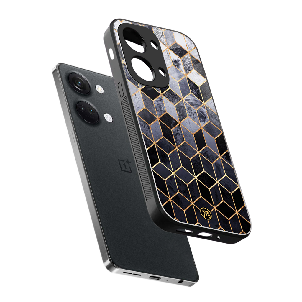 mermaid skin grey edition back phone cover | glass case for oneplus nord 3