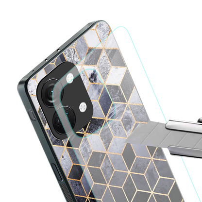 mermaid skin grey edition back phone cover | glass case for oneplus nord 3