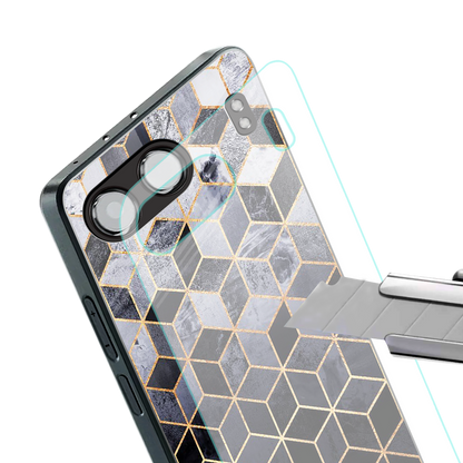 mermaid skin grey edition back phone cover | glass case for oneplus nord 4