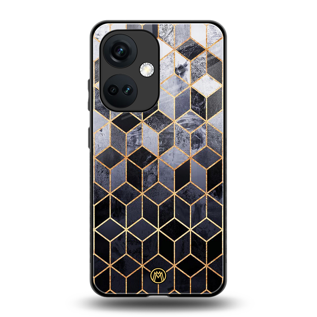mermaid skin grey edition back phone cover | glass case for oneplus nord ce 3
