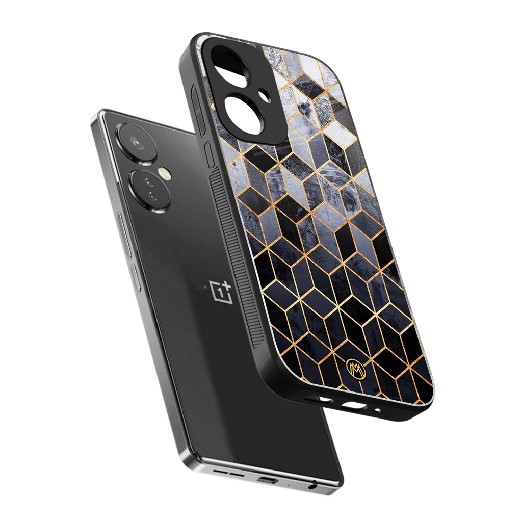 mermaid skin grey edition back phone cover | glass case for oneplus nord ce 3