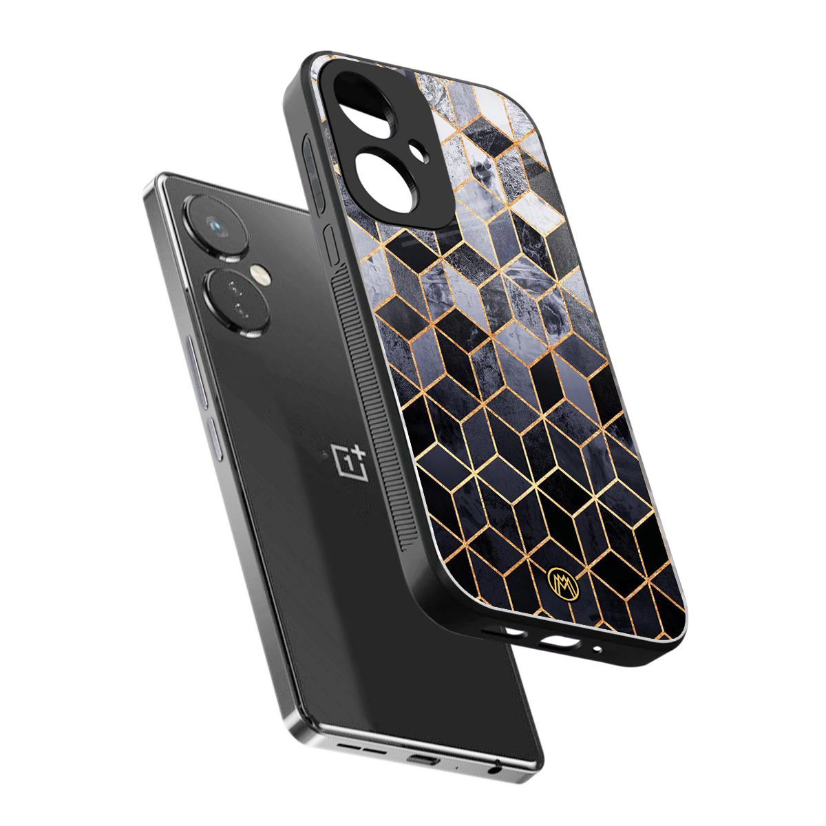 mermaid skin grey edition back phone cover | glass case for oneplus nord ce 3