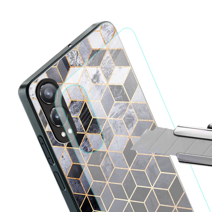 mermaid skin grey edition back phone cover | glass case for oneplus nord ce 4 lite