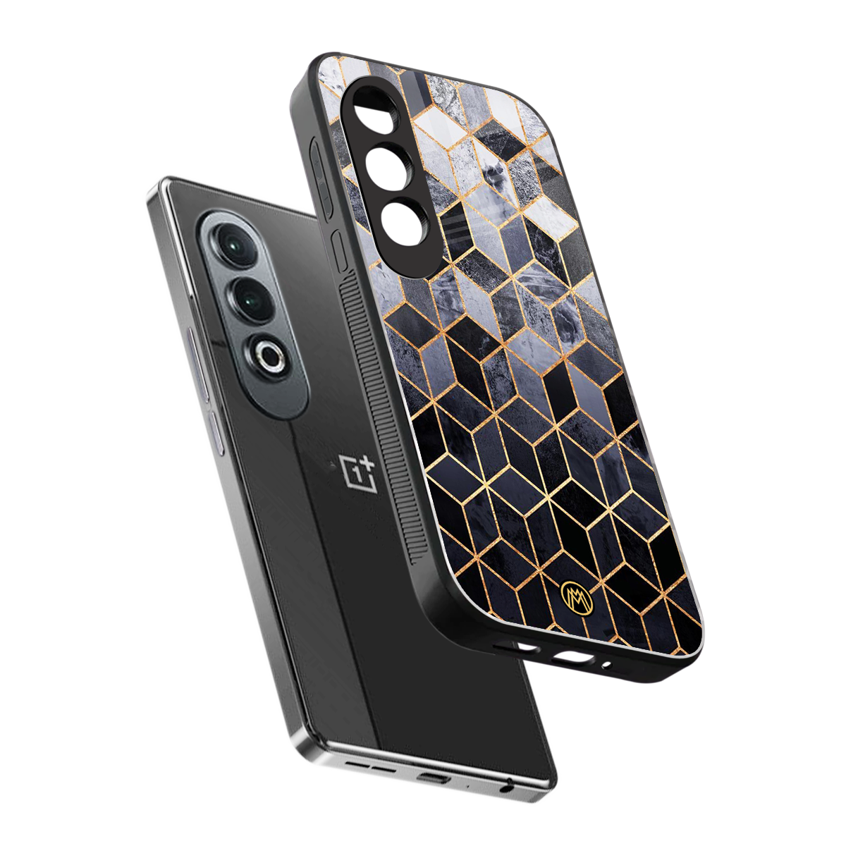 mermaid skin grey edition back phone cover | glass case for oneplus nord ce 4