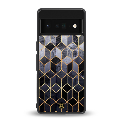 mermaid skin grey edition back phone cover | glass case for google pixel 6 pro
