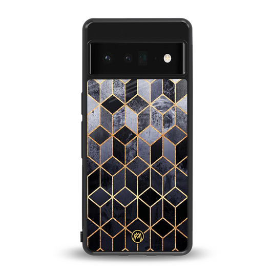 mermaid skin grey edition back phone cover | glass case for google pixel 6 pro