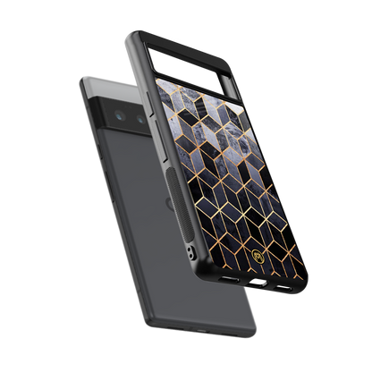 mermaid skin grey edition back phone cover | glass case for google pixel 6 pro
