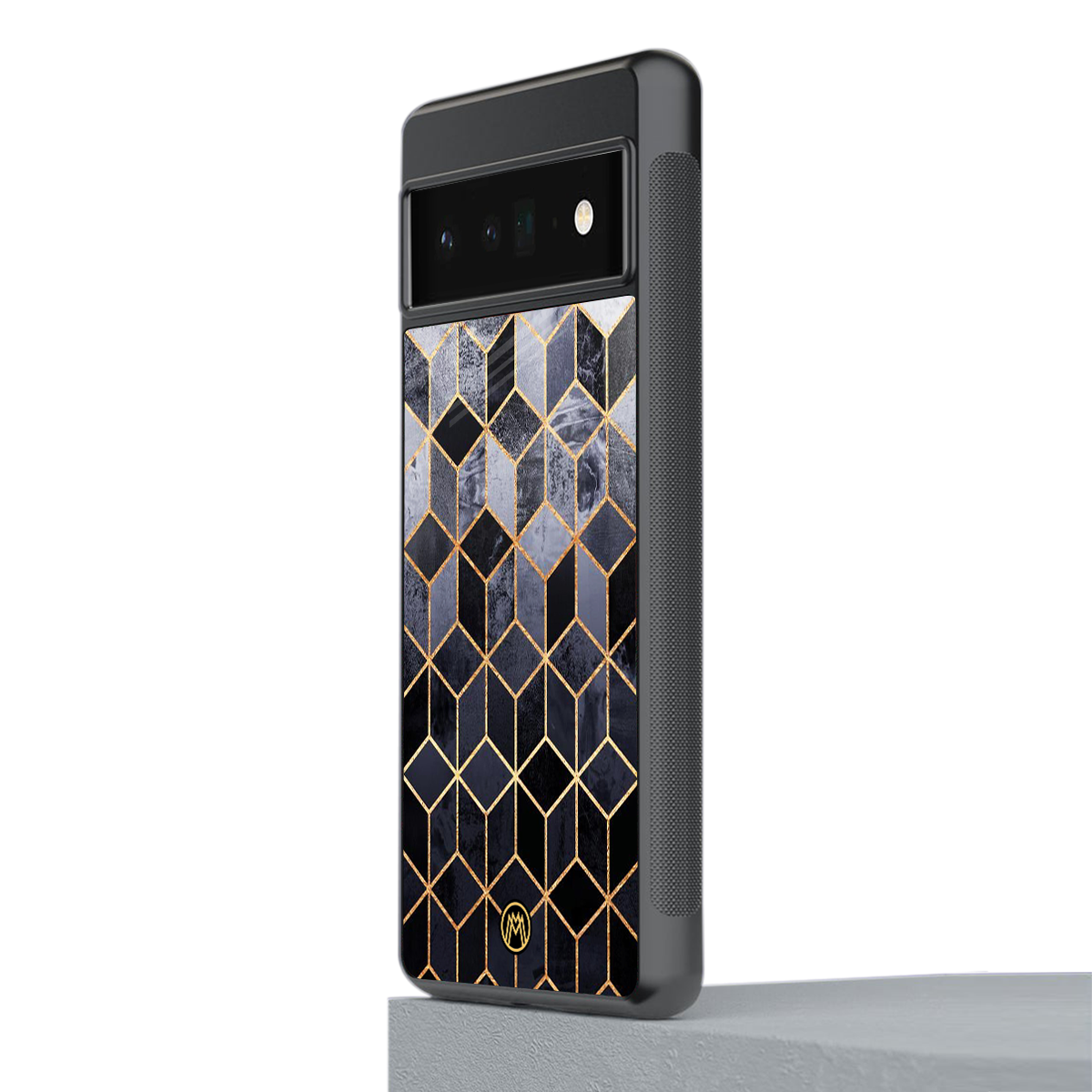mermaid skin grey edition back phone cover | glass case for google pixel 6 pro