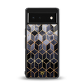 mermaid skin grey edition back phone cover | glass case for google pixel 6