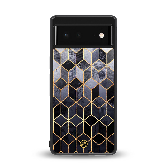 mermaid skin grey edition back phone cover | glass case for Google Pixel 6A