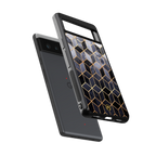 mermaid skin grey edition back phone cover | glass case for google pixel 6