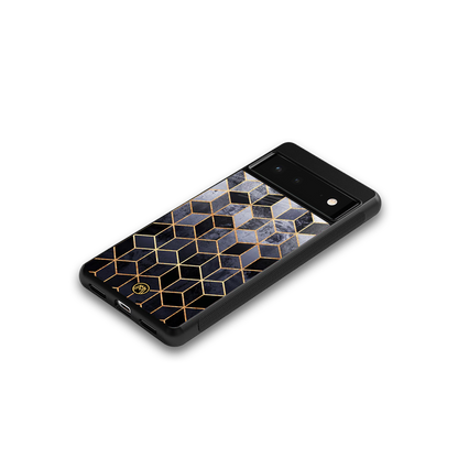 mermaid skin grey edition back phone cover | glass case for Google Pixel 6A