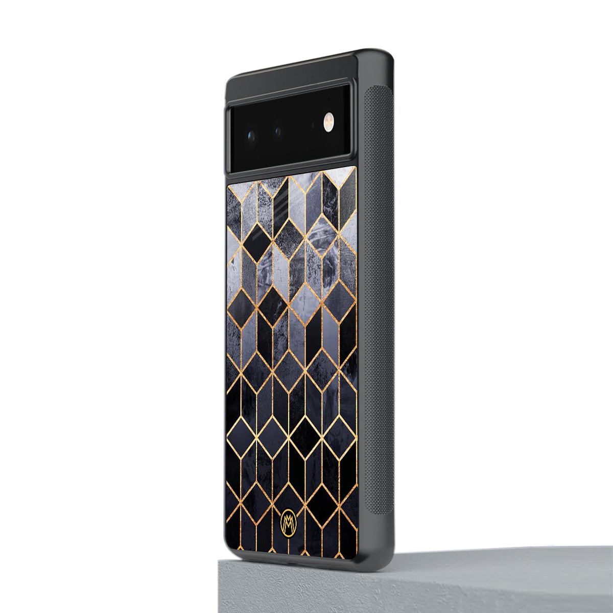 mermaid skin grey edition back phone cover | glass case for google pixel 6