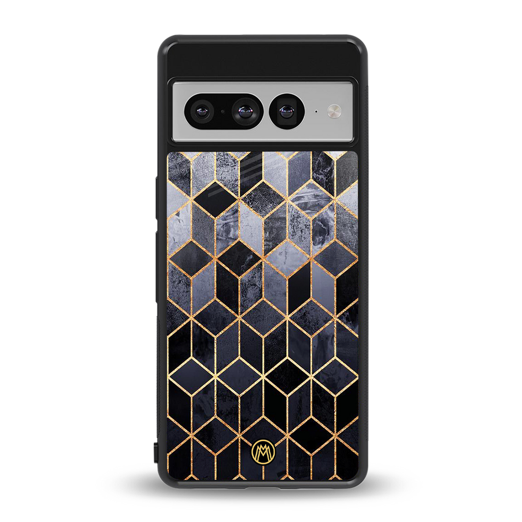 mermaid skin grey edition back phone cover | glass case for google pixel 7 pro
