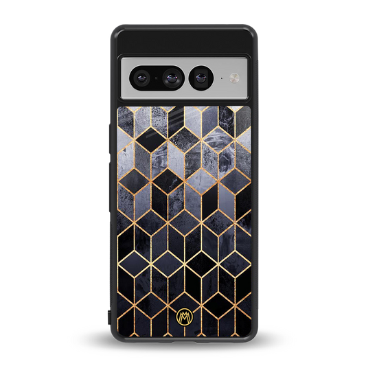 mermaid skin grey edition back phone cover | glass case for google pixel 7 pro